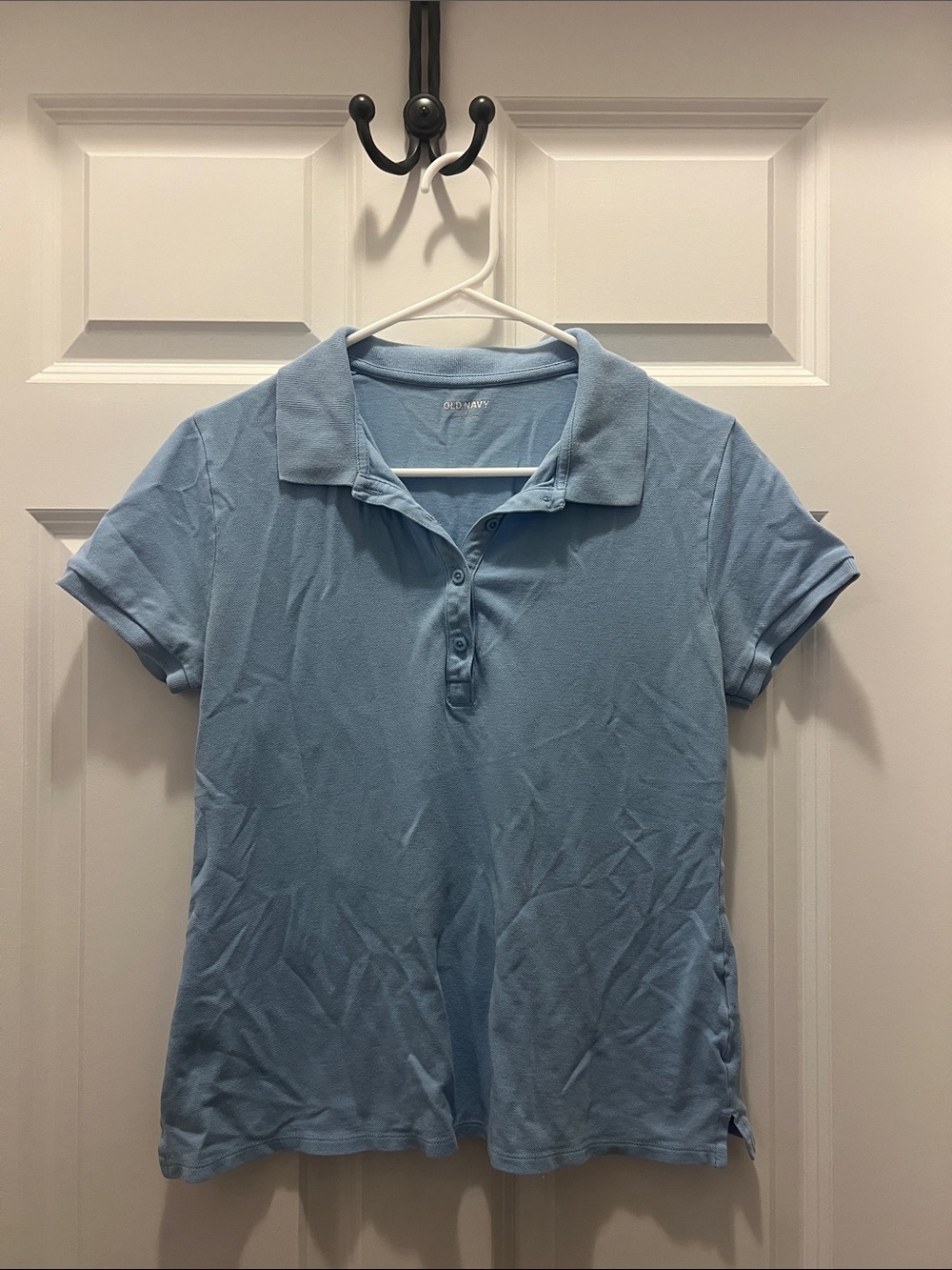 Old Navy Pastel Blue Short Sleeve Polo Tee